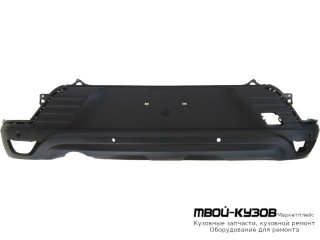 БАМПЕР ЗАДНИЙ ГРУНТ С 4 ОТВ ПОД ДАТЧИКИ (ТАЙВАНЬ) для Renault ARKANA (2019-)