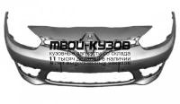 RNFLU13-160 - БАМПЕР ПЕРЕДНИЙ (ТАЙВАНЬ) Renault Fluence (2013-)