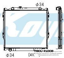 РАДИАТОР ОХЛАЖДЕНИЯ MT 3.4 (KOYO) для Toyota LANDCRUISER PRADO 90 (04.1996 - 09.2002)