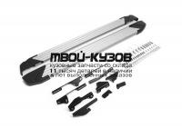F180AL.1804.2 - ПОРОГИ-ПОДНОЖКИ (КОМПЛЕКТ) Silver (RIVAL) Ford Kuga 2 рестайлинг (2016-)