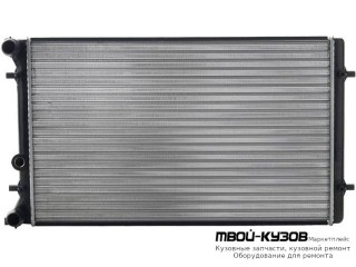 РАДИАТОР ОХЛАЖДЕНИЯ (см.каталог) для Skoda OCTAVIA (04.1997 - 07.2000 08.2000-), Volkswagen BORA (09.1998-), Volkswagen GOLF IV (10.1997-), Audi A3 (08.1996 - 2002)