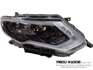 ФАРА ПРАВАЯ СТОРОНА ПОД КОРРЕКТОР С ДИОД (КИТАЙ) для Nissan X-TRAIL (2015-)