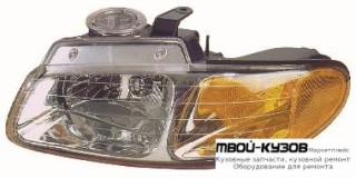 ФАРА ЛЕВАЯ СТОРОНА (DEPO) для Plymouth VOYAGER / DODGE CARAVAN (1996-2000)