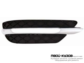 РЕШЕТКА БАМПЕРА ПЕРЕДНИЙ ПРАВАЯ СТОРОНА (DEPO) для Mercedes W204 (2007-)