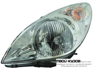 ФАРА ЛЕВАЯ СТОРОНА С КОРРЕКТОР (DEPO) для Hyundai I20 (2009-)
