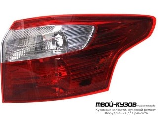 ФОНАРЬ ЗАДНИЙ ВНЕШНИЙ ПРАВАЯ СТОРОНА (УНИВЕРСАЛ) (DEPO) для Ford FOCUS (2011-2014)