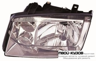 ФАРА ЛЕВАЯ СТОРОНА С ПРОТИВОТУМ ПОД КОРРЕКТОР (DEPO) для Volkswagen BORA (09.1998-)