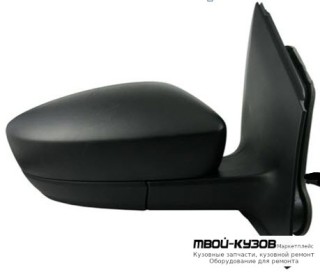 ЗЕРКАЛО ПРАВАЯ СТОРОНА (СЕДАН) С ТРОСИК (CONVEX) (ТАЙВАНЬ) для Volkswagen POLO (09.2010 - 2020)
