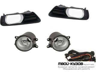 ФАРА ПРОТИВОТУМАННАЯ ЛЕВАЯ + ПРАВАЯ (КОМПЛЕКТ) С ПРОВОДК , КНОПКОЙ , РЕШЕТК БАМПЕРА (КИТАЙ) для Toyota CAMRY V40 (01.2006-)
