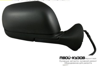 ЗЕРКАЛО ПРАВАЯ СТОРОНА ЭЛЕКТР С ПОДОГРЕВОМ (CONVEX) ГРУНТ (ТАЙВАНЬ) для Renault DUSTER (2010-)