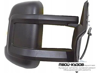 ЗЕРКАЛО ПРАВАЯ СТОРОНА МЕХАН УКАЗАТЕЛЬ ПОВОРОТА С , ДЛИНН КРОНШТЕЙН (CONVEX) (ТАЙВАНЬ) для Peugeot BOXER (2006-) / CITROEN JUMPER (2006-) / FIAT DUCATO кроме Рос.сборки (2006-)