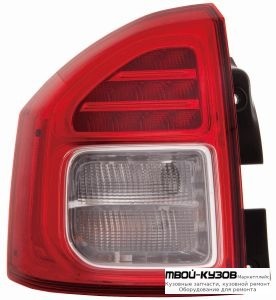 ФОНАРЬ ЗАДНИЙ ВНЕШНИЙ ЛЕВАЯ СТОРОНА С ДИОД (DEPO) для Jeep COMPASS (2007-) / PATRIOT (2007-)
