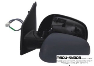 ЗЕРКАЛО ЛЕВАЯ СТОРОНА ЭЛЕКТР С ПОДОГРЕВОМ (CONVEX) ГРУНТ (ТАЙВАНЬ) для Nissan NOTE (01.2006-) E11E