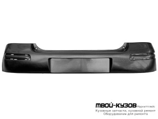 БАМПЕР ЗАДНИЙ С ОТВ ПОД МОЛДИНГ ГРУНТ (ТАЙВАНЬ) для Toyota YARIS (1999 - 11.2002) (12.2002 - 07.2005)
