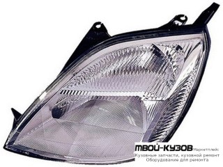 ФАРА ЛЕВАЯ СТОРОНА С КОРРЕКТОР (DEPO) для Ford FIESTA (2002-2005)