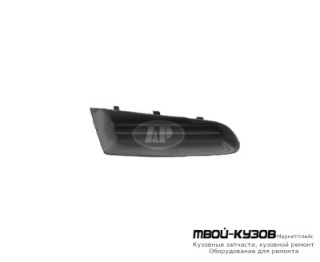 РЕШЕТКА РАДИАТОРА ПРАВАЯ СТОРОНА ЧЁРНЫЙ (ТАЙВАНЬ) для Renault CLIO (2006-)