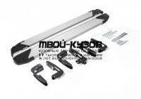 F173AL.4002.1 - ПОРОГИ-ПОДНОЖКИ (КОМПЛЕКТ) Silver (RIVAL) Mitsubishi Pajero 4 (2006-2011)