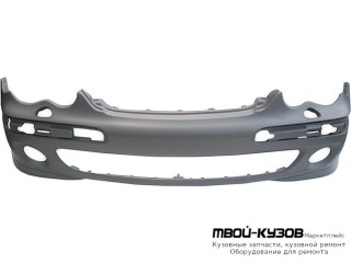 БАМПЕР ПЕРЕДНИЙ П/ОМЫВАТЕЛЬ (ориг.) ГРУНТ для Mercedes W203 (07.2000-)