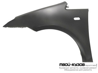 КРЫЛО ПЕРЕДНИЙ ЛЕВАЯ СТОРОНА С ОТВ ПОД ПОВТОРИТЕЛЬ (ТАЙВАНЬ) для Ford FOCUS C-MAX (2003-)