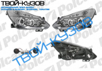 CORSA 06- ФАРЫ АНГЕЛЬСКИЕ ГЛАЗКИ ХРОМ ТЮНИНГ КОМПЛЕКТ