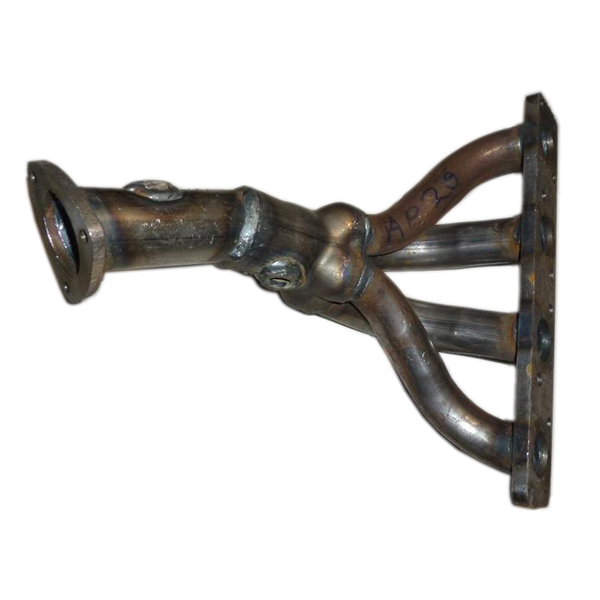 Труба приемная ВАЗ-21101 V1,6/16кл. (замена катколлектора) с 2 отв. под л/зонд Евро-3 (Transmaster)