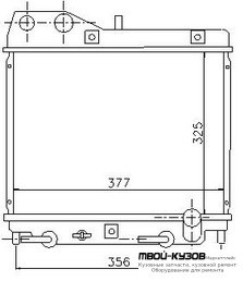РАДИАТОР ОХЛАЖДЕНИЯ (NISSENS) (см.каталог) для Honda JAZZ / FIT (2001-)