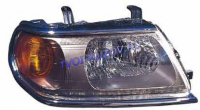 PAJERO/MONTERO SPORT 00- ФАРА R ЧЕРНАЯ РАМКА 114-1121R-LDEM2