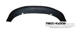 СПОЙЛЕР БАМПЕРА ПЕРЕДНИЙ ЧЁРНЫЙ (КИТАЙ) для Skoda OCTAVIA (2004-2008)