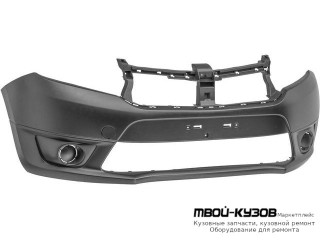 БАМПЕР ПЕРЕДНИЙ (ТАЙВАНЬ) для Renault LOGAN / SANDERO (2014-)