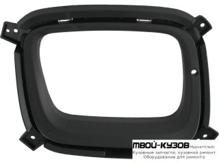 РЕШЕТКА БАМПЕРА ПЕРЕДНИЙ ЛЕВАЯ СТОРОНА С ОТВЕРСТИЯМИ ПОД ПРОТИВОТУМАННЫЕ ФАРЫ (КИТАЙ) для KIA SORENTO (2013-)