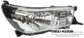 ФАРА ПРАВАЯ СТОРОНА ПОД КОРРЕКТОР (DEPO) для Toyota HILUX (2015-)