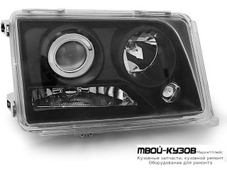 ФАРА ПРАВАЯ СТОРОНА ТЮНИНГ ЛИНЗОВАННАЯ ВНУТРИ ЧЁРНЫЙ для Mercedes W124 (01.1985 - 08.1989) (09.1989 - 06.1993) E124 (07.1993 - 06.1995)