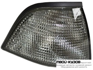 УКАЗ.ПОВОРОТА УГЛОВОЙ ПРАВАЯ СТОРОНА (КУПЕ) (кабриолет) (DEPO) БЕЛЫЙ для BMW E36 (12.1990 - 01.2000)