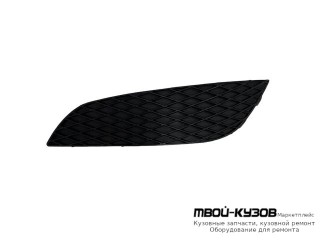 РЕШЕТКА БАМПЕРА ПЕРЕДНИЙ ЛЕВАЯ СТОРОНА БЕЗ ОТВЕРСТИЙ ПОД ПРОТИВОТУМАННЫЕ ФАРЫ (КИТАЙ) для Opel ASTRA H (06.2004-)