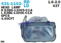 ФАРА правая (H4) 1.6-2.0 (не CHIA)  - для FORD SIERRA