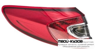 ФОНАРЬ ЗАДНИЙ ВНЕШНИЙ ЛЕВАЯ СТОРОНА (DEPO) для Renault MEGANE (2008-)