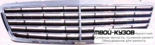 РЕШЕТКА РАДИАТОРА В СБОРЕ ХРОМ-ЧЁРНЫЙ (ТАЙВАНЬ) для Mercedes W203 (07.2000-)