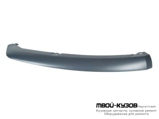 СПОЙЛЕР БАМПЕРА ПЕРЕДНИЙ ПРАВАЯ СТОРОНА ТЕМНО-СЕРЫЙ (ТАЙВАНЬ) для Ford FOCUS (2011-2014)