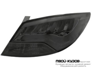 ФОНАРЬ ЗАДНИЙ ВНЕШНИЙ ЛЕВАЯ + ПРАВАЯ (КОМПЛЕКТ) ТЮНИНГ С ДИОД ТОНИР (СЕДАН) (EAGLE EYES) ВНУТРИ ХРОМ для Hyundai SOLARIS (2011-)