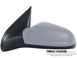 ЗЕРКАЛО ЛЕВАЯ СТОРОНА (3 ДВ) ЭЛЕКТР С ПОДОГРЕВОМ (ASPHERICAL) ГРУНТ (ТАЙВАНЬ) для Opel ASTRA H (06.2004-)