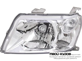 ФАРА ЛЕВАЯ СТОРОНА ПОД КОРРЕКТОР (3 дв) (DEPO) для Suzuki GRAND VITARA (2006-)