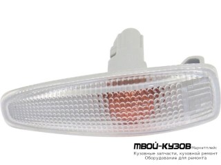 ПОВТОРИТЕЛЬ ПОВОРОТА В КРЫЛО ЛЕВАЯ = ПРАВАЯ (DEPO) ПРОЗРАЧНЫЙН для Mitsubishi LANCER (03.2007-), Mitsubishi OUTLANDER (2003-), Mitsubishi PAJERO / MONTERO (2000-2002) (2003-)