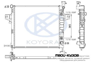 РАДИАТОР ОХЛАЖДЕНИЯ 4.7 AT (KOYO) для Jeep GRAND CHEROKEE (1999-2005)