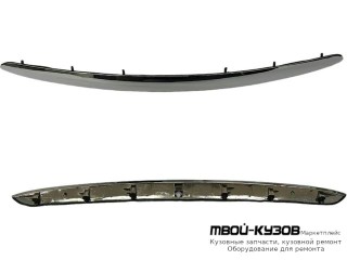 МОЛДИНГ РЕШЕТКИ РАДИАТОРА НА КАПОТ ХРОМ (КИТАЙ) для KIA CERATO (2004-)