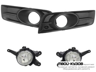 ФАРА ПРОТИВОТУМАННАЯ ЛЕВАЯ + ПРАВАЯ (КОМПЛЕКТ) С РЕШЕТК БАМПЕРА для Chevrolet CRUZE (2009-)