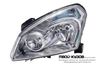 ФАРА ЛЕВАЯ СТОРОНА ПОД КОРРЕКТОР (DEPO) для Nissan QASHQAI (2007-)