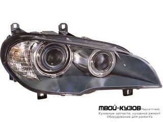 ФАРА ПРАВАЯ СТОРОНА ЛИНЗОВАННАЯ С КОРРЕКТОР , ДИОД , (КСЕНОН) (DEPO) для BMW E70 X5 (2007-)