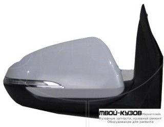 ЗЕРКАЛО ПРАВАЯ СТОРОНА ЭЛЕКТР , С ПОДОГРЕВОМ , УКАЗАТЕЛЬ ПОВОРОТА , АВТОСКЛАДЫВ (КИТАЙ) для Hyundai SOLARIS (2017-)