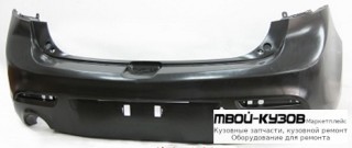 БАМПЕР ЗАДНИЙ ЧАСТЬ ГРУНТ (СЕДАН) (ТАЙВАНЬ) для Mazda 3 (2009-)