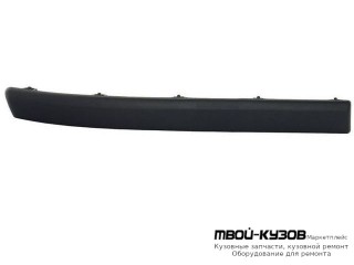 МОЛДИНГ БАМПЕРА ПЕРЕДНИЙ ПРАВАЯ СТОРОНА ЧЁРНЫЙ (ТАЙВАНЬ) для Renault CLIO (2006-)